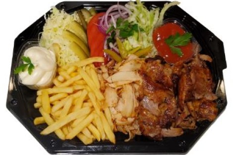 Shaorma Amestec la Farfurie