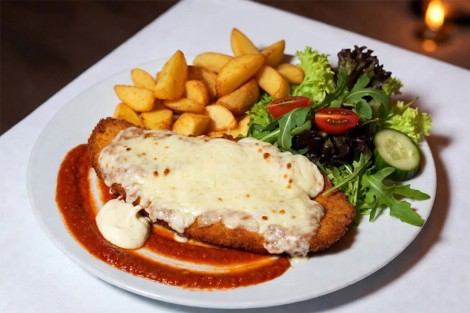 Meniu Șnițel Porc cu Mozzarella