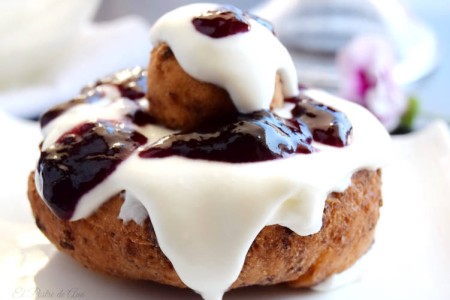 Papanași cu Nutella